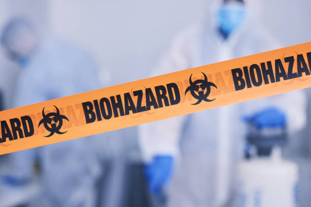 Professional Biohazard technician working in Hollis Center, ME